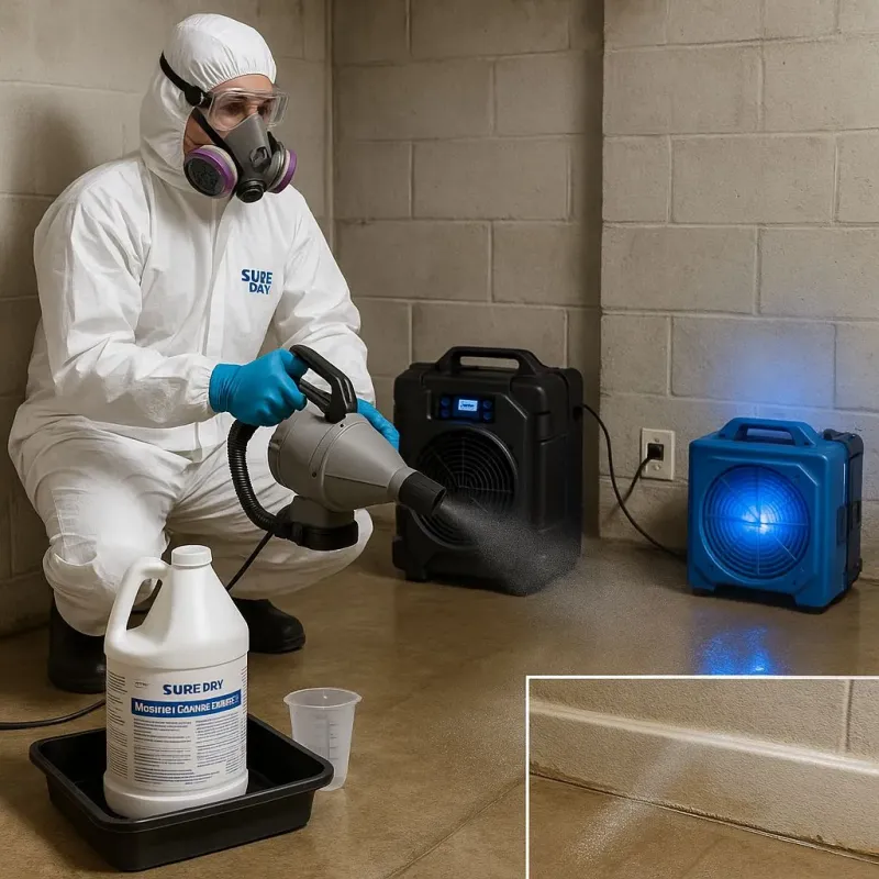 Sanitization and Odor Removal process in Columbus Air Force Base, MS